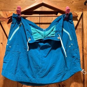 Title Nine Teal Active Skort lightweight